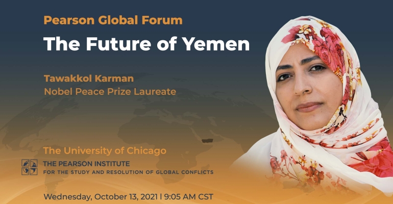 Tavakkol Karman, 2021 Pearson Global Forum’da Yemen’le İlgili Açılış Konuşması Yaptı